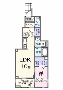 GRACE NATORI【1階】の間取り