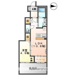 メイプルハウス藤ヶ丘Ⅰ【1階】の間取り