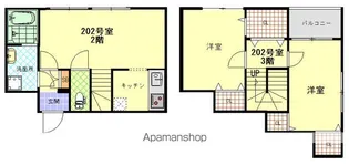 CFジオーレ鎌倉弐番館【2階】の間取り