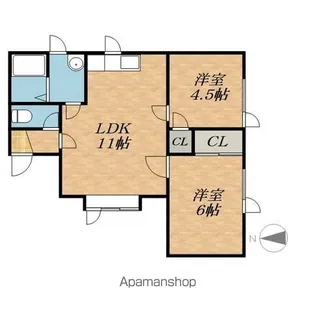 小林マンション【1階】の間取り