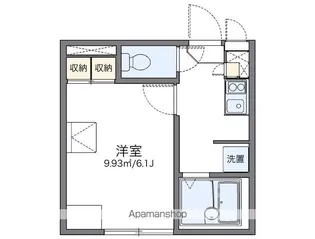 レオパレスイル リズィエール【1階】の間取り