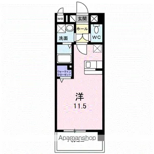 エルモソ ピソ【3階】の間取り