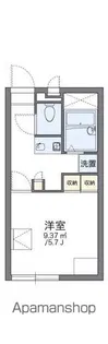 レオパレスエスポワール比島【201号室】の間取り