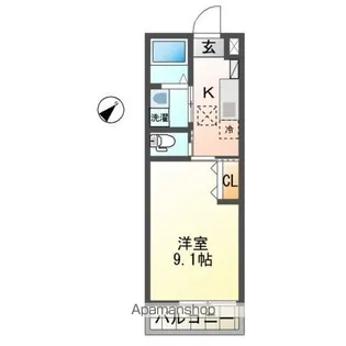 RACINE【2階】の間取り