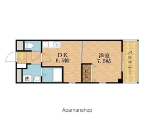 メゾンバイタル A棟【1階】の間取り