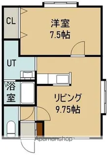 ツインかたばみ【102号室】の間取り