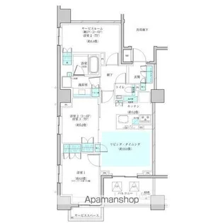 ザ・パークハウス早稲田【6階】の間取り