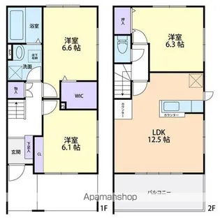 AZUMA(アズマ)【2階】の間取り