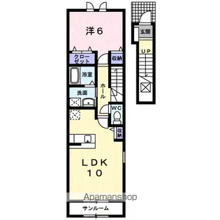 GRACE FIELD B【2階】の間取り