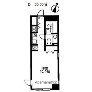 カスタリア水天宮【9階】の間取り