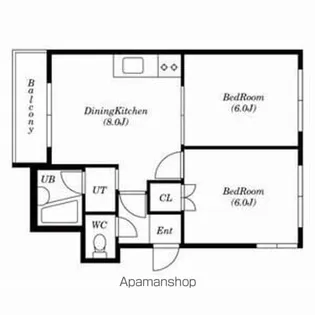 グランドヒルズ北19条【403号室号室】の間取り