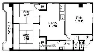 メゾンブラーシュ【302号室】の間取り