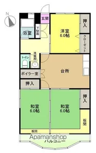 尼子ビル【301号室】の間取り