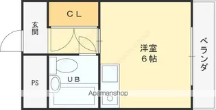 ヴィラオビラ【5階】の間取り