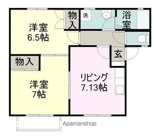 ベルエポック99【B202号室】の間取り