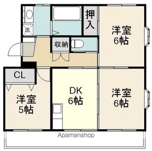 アーバンライフ上力【3階】の間取り