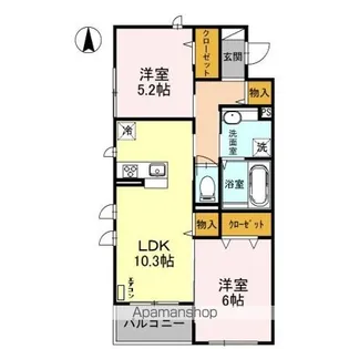 SOPHIA【2階】の間取り