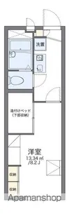 レオパレス山形駅西【201号室】の間取り