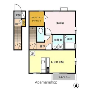 リビングタウン下石倉 D【2階】の間取り