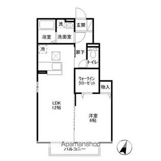 フォレストヒルズ【1階】の間取り