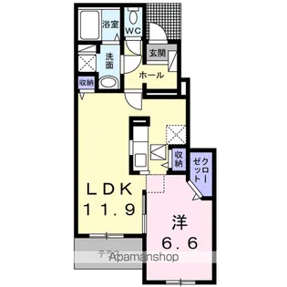 フリーダムⅡ【1階】の間取り