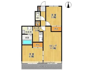 CENTER CITY③【10階】の間取り