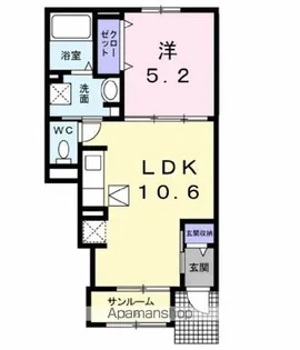 タイム ロード【1階】の間取り