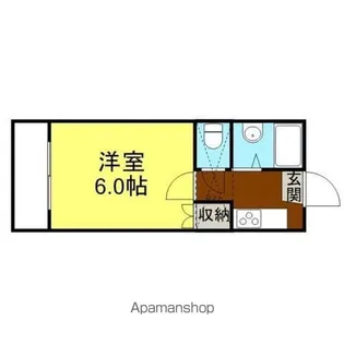 サンフィールド【203号室】の間取り