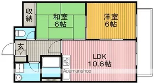 ラ・フェスタ豊中【1階】の間取り