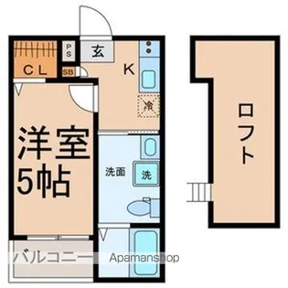 クレア露橋【1階】の間取り