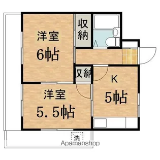 アーバンレジデンス【208号室】の間取り