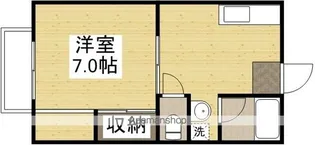 サニーハイツ奥田【2階】の間取り