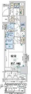 GENOVIA阪東橋ⅡSKYGARDEN【8階】の間取り