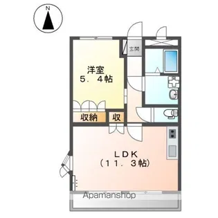 メゾン・フレグランス【2階】の間取り