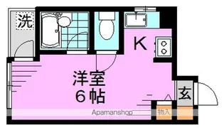 STAR RIVER 高円寺【1階】の間取り