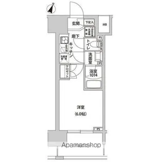 ラクラス幡ヶ谷【2階】の間取り