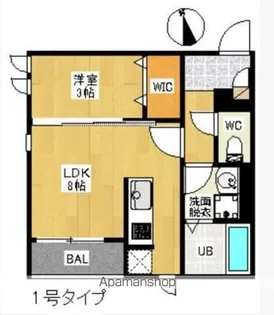 Regalest姪浜eclat【3階】の間取り