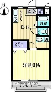 ロビイプライズ【405号室】の間取り