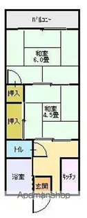 黒木第一ビル【101号室】の間取り