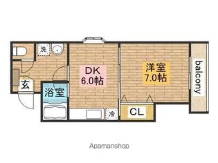 ハピネスⅠ番館【101号室】の間取り