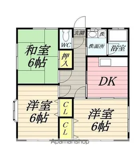 フレグランスルリ【1階】の間取り