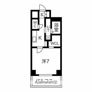 ABC SAKURA GARDEN【205号室】の間取り