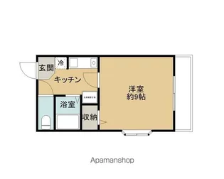 東伸ヴィレッジレディース【2-E号室】の間取り