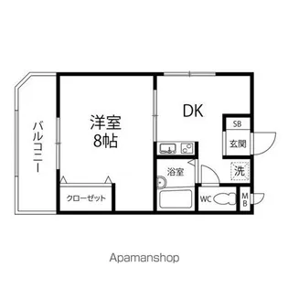 ビバ・サンテ【10D号室】の間取り
