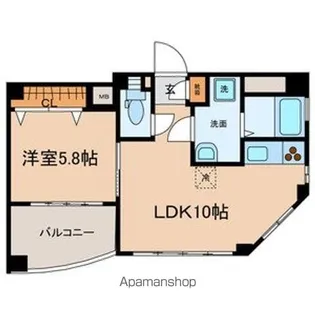 メゾン・ヴェルメイユ 2【4階】の間取り