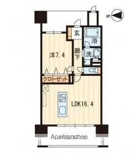 アルファステイツ高松駅前(穴吹HS)【14階】の間取り