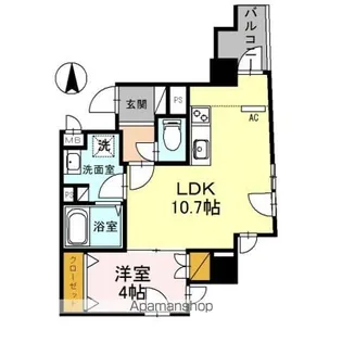 VALLYー4【5階】の間取り