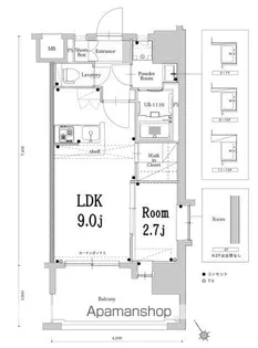 福岡県福岡市博多区東光2丁目【マンション】の間取り
