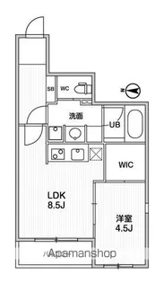 東京都杉並区和田1丁目【マンション】の間取り