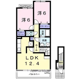 ヴィンヤード甲州【2階】の間取り